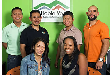 Staff at Habla Ya in Panama City